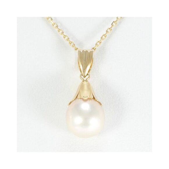 LuxUness Jewelry - Pre Loved LuxUness Gold Pearl Necklace with Chain by